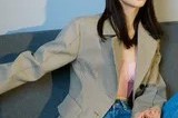 金晨内衣外穿颠覆时尚法则私房写真展露酷美双重魅力