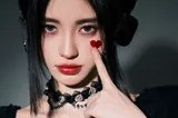 暗夜魅影鞠婧祎化身小魔女惊艳王者荣耀共创之夜